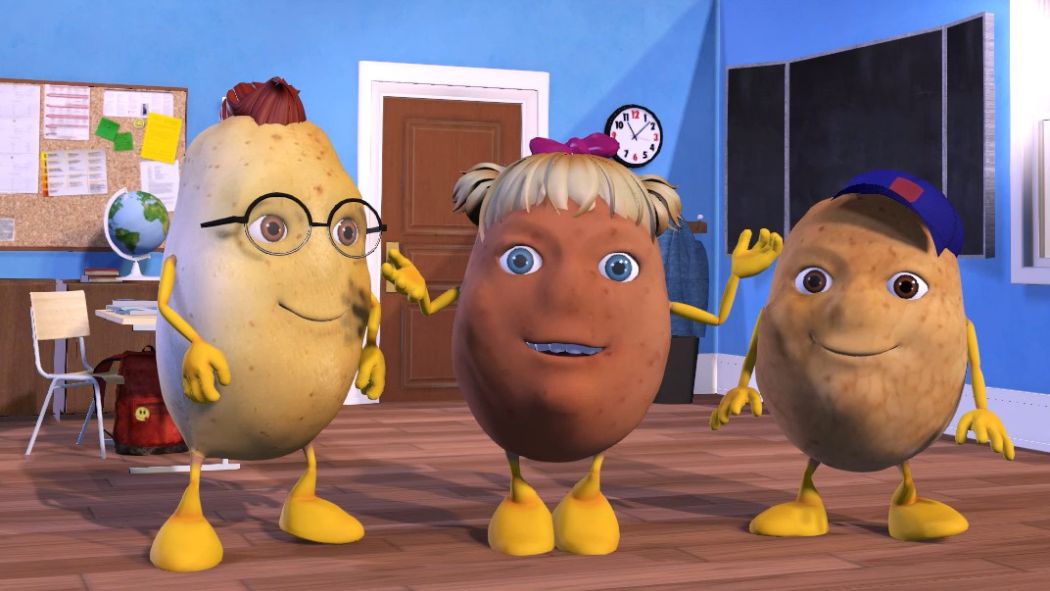 Grumbeerchen im Klassenzimmer